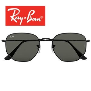 RayBan Hexagonal Black RB3548N Men - Women